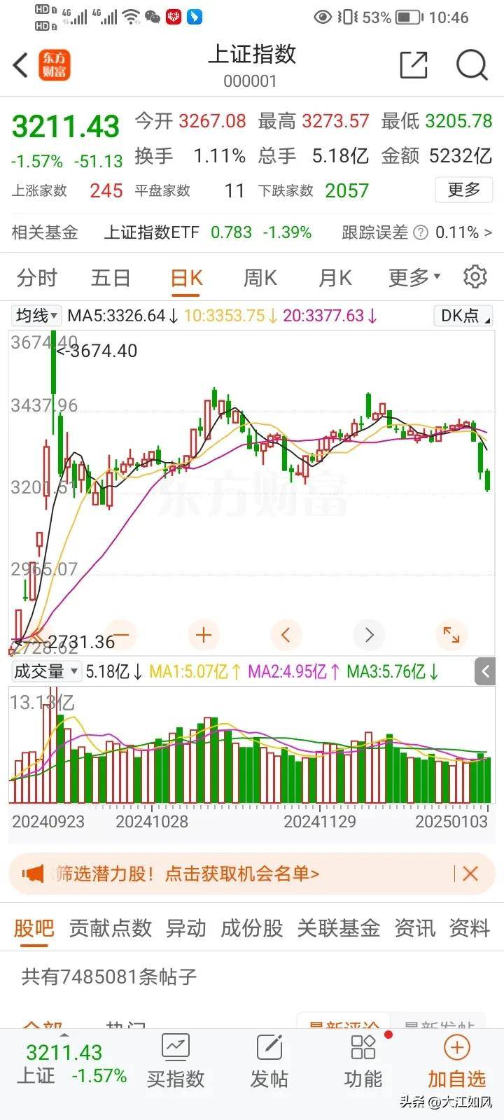 李大霄：《行动方案》是真正特大利好 中国股市的春天或提前到来 散户赚指数不赚钱的时代过去了