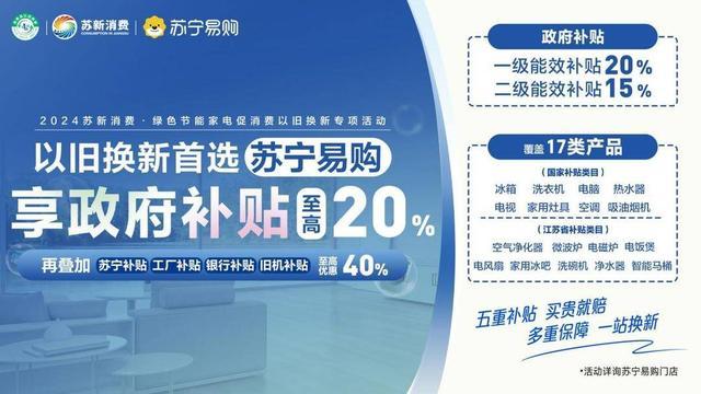 苏宁易购“五一”期间以旧换新订单增长57% 家电市场消费新趋势显现