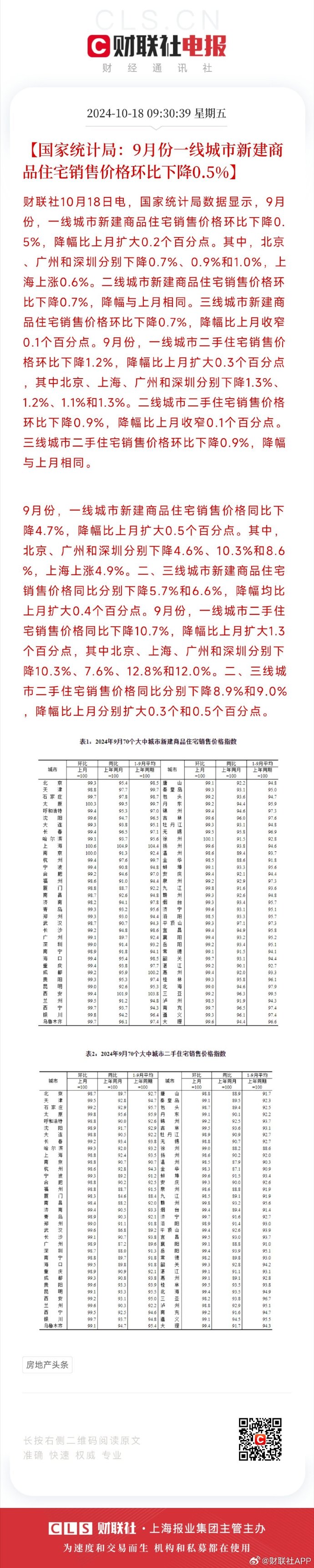 物价环比出现积极信号！国家统计局最新发布