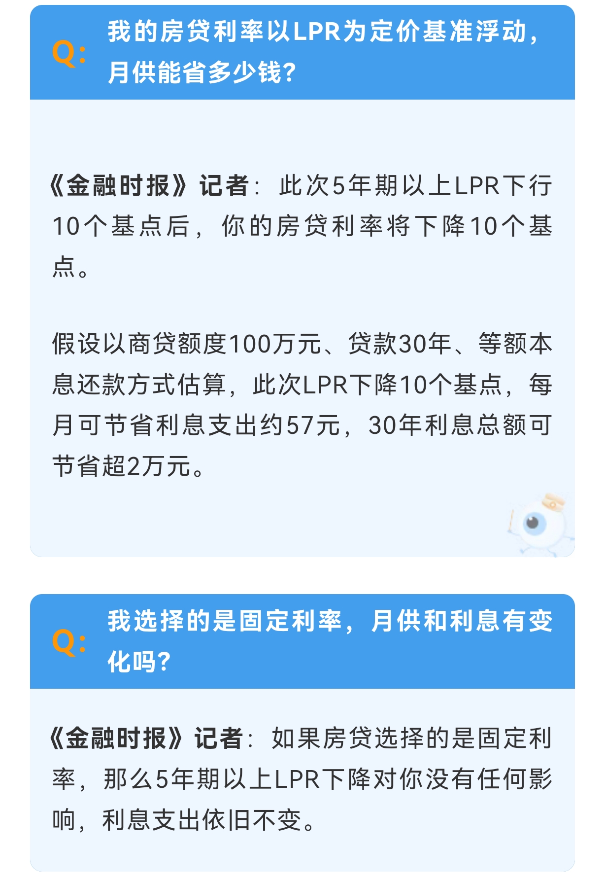 买房好时机？LPR降了，百万月供每月可省54元，有城市首套利率降至“2”字头